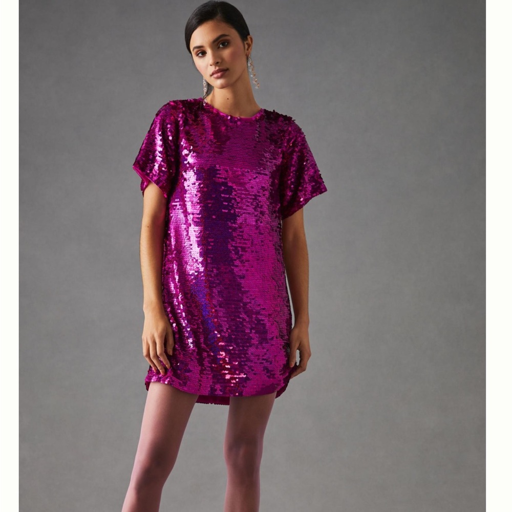 Anthropologie Verb by Pallavi Singhee Sequin Shift Dress